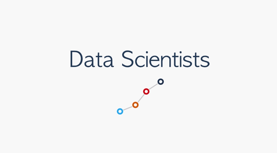 Chart with the word data scientists